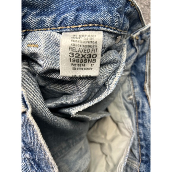 Dickies Carpenter Jeans Mens 32x30 Blue Fits 33x26 Light Relaxed Fit Workwear - Picture 9 of 16